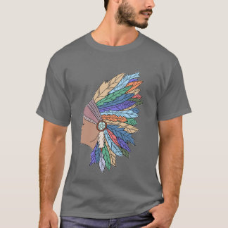 T-shirt Simple art amérindien