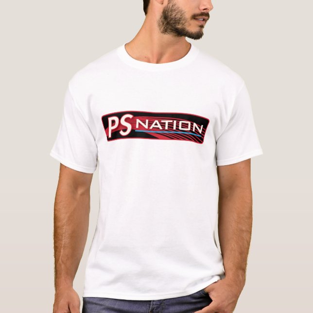 T-shirt simple de logo (Devant)