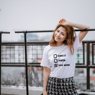 T-shirt Simple drôle case à cocher simple, prise, maman ch