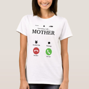 T-shirt Simple drôle N'importe quel nom entrant appel télé