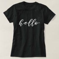 Simple Hello Design dans un magnifique script de t