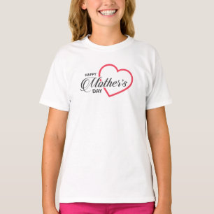 T-shirt Simple Joyeuse fête des mères Chemise