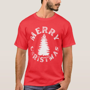 T-SHIRT SIMPLE JOYEUX ARBRE DE NOËL