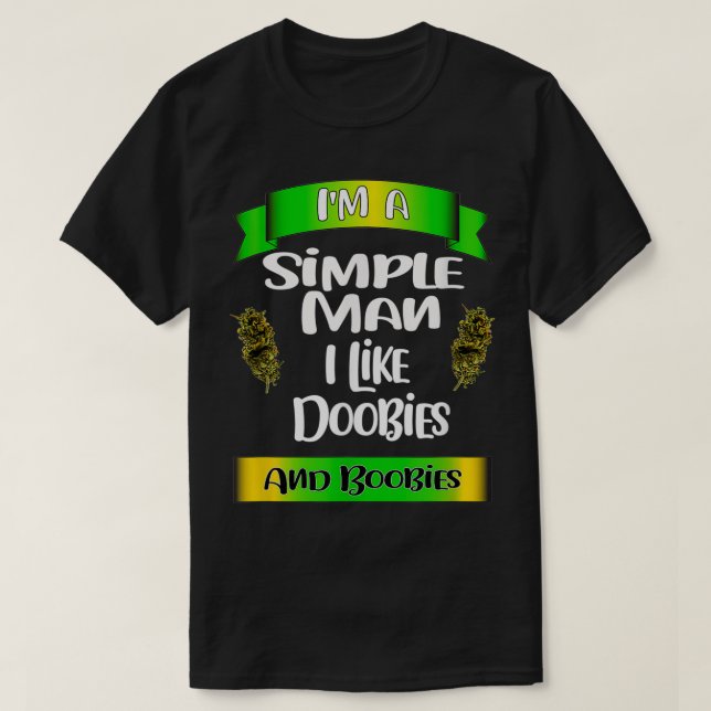 T-shirt Simple Man Pot  (Design devant)