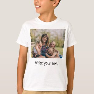 T-shirt simple minimum ajouter votre texte photo noël T-S