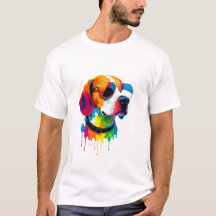 T-shirt simple, moderne et tendance avec nom d'ani