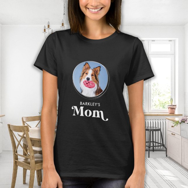 T-shirt Simple moderne maman animal de compagnie personnal (Créateur téléchargé)