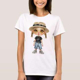 T-shirt Simple Moderne : Stylish Girl