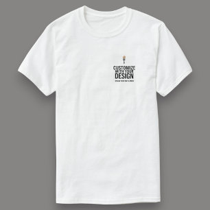 T-shirt Simple personnalisable vierge affaires Entreprise
