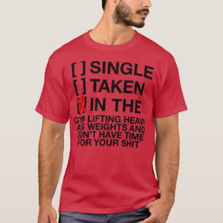 T-shirt Simple Prise Dans La Salle De Fitness Fitness Gym 