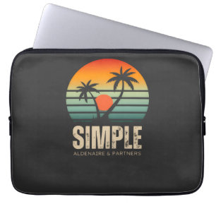 T-shirt Simple Sunset - Tropical vibes design Laptop Sleeve
