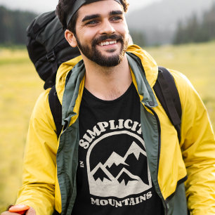 T-shirt Simplicité dans les montagnes