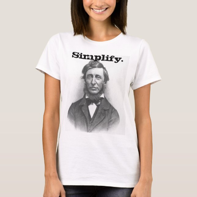 T-shirt Simplifiez (Devant)