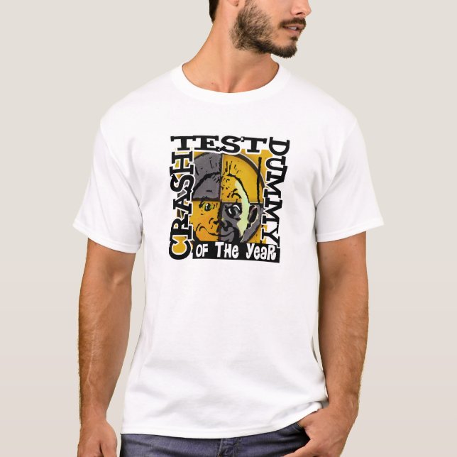 T-shirt simulacre d'essai d'accident (Devant)