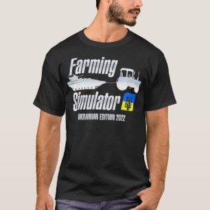 T-shirt Simulateur agricole Édition ukrainienne 2022 Tract