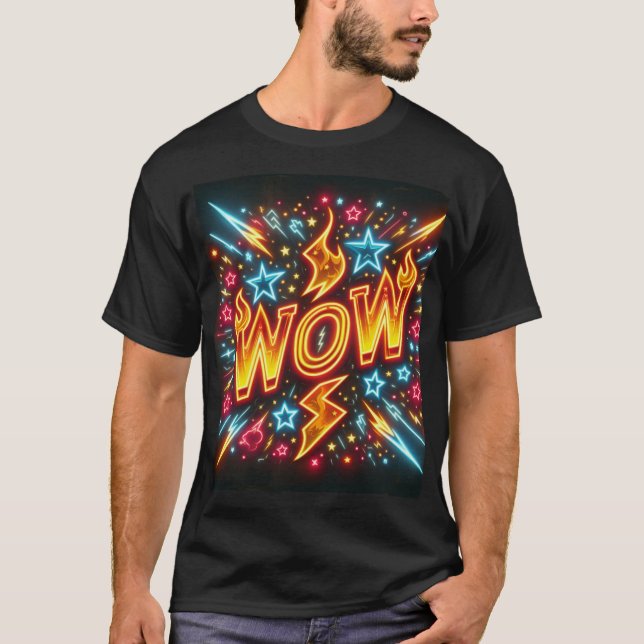 T-shirt Sinal Wow! (Devant)