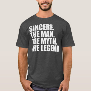 T-shirt SincereSincere Nom Sincere prénom