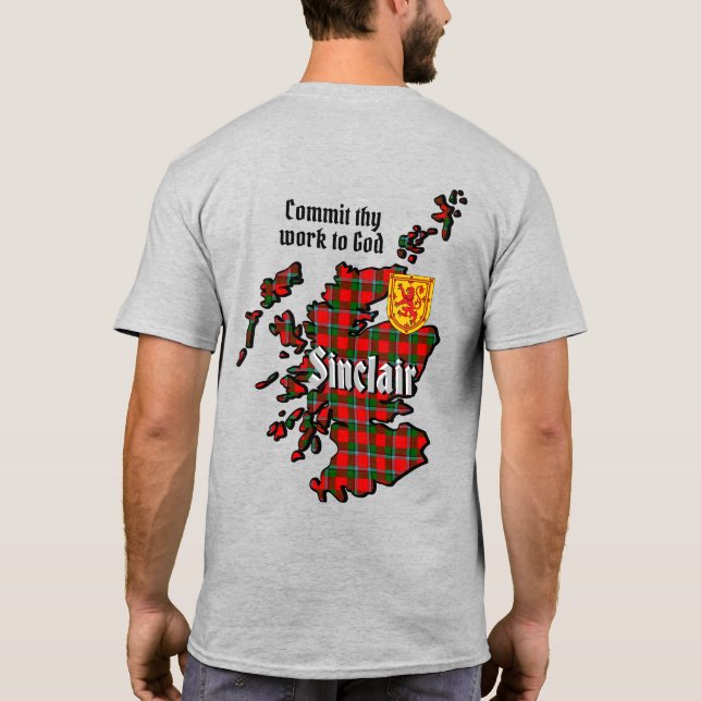 T-shirt Sinclair Clan (Dos)
