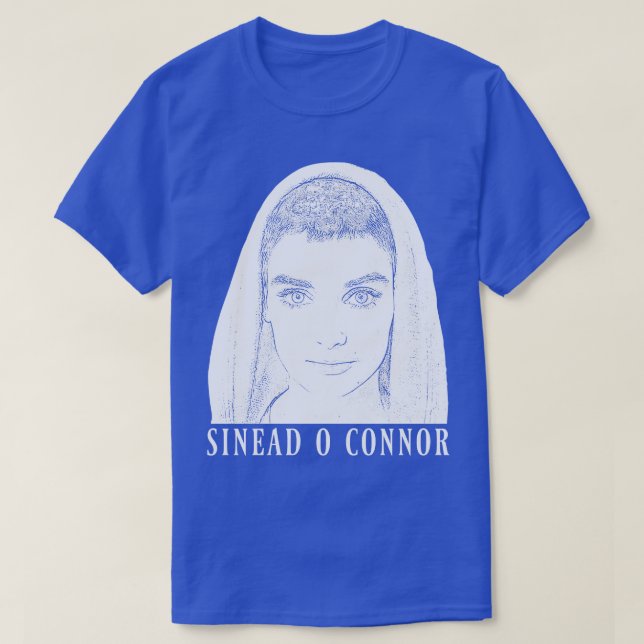 T-shirt sinead oconnor White retro (Design devant)