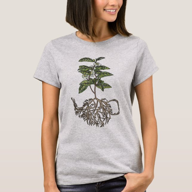T-shirt Sinensis de camélia - plante de thé (Devant)