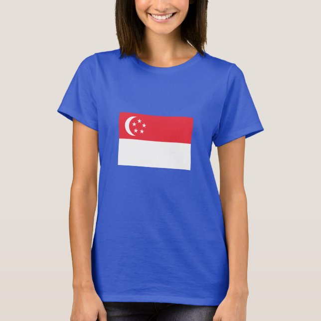 T-shirt Singapore Flag (Devant)
