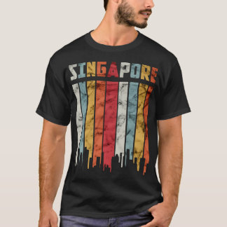 T-shirt Singapour vintage