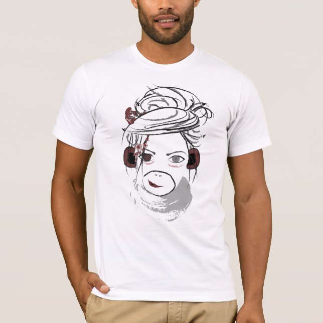 T-shirt singe. (Devant)