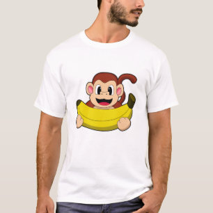 T-shirt Singe à la banane