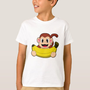 T-shirt Singe à la banane