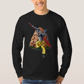 T-shirt Singe à nez camus du Yunnan protégeant ses champig