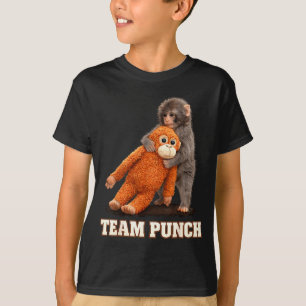 T-shirt singe adorable coup de poing bébé graphique équipe