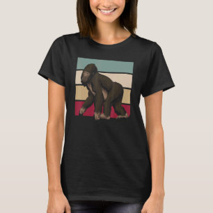 T-shirt Singe Ape Rétro Animal de Zoo Gorille Gorille
