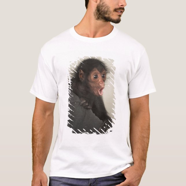 T-shirt Singe araignée à face rouge Ateles paniscus) (Devant)