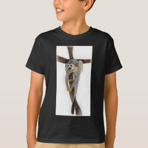 T-shirt singe araignée stylo art