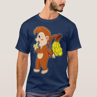 T-shirt Singe avec bananes