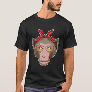 T-shirt Singe avec Bandana