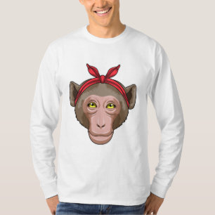 T-shirt Singe avec Bandana