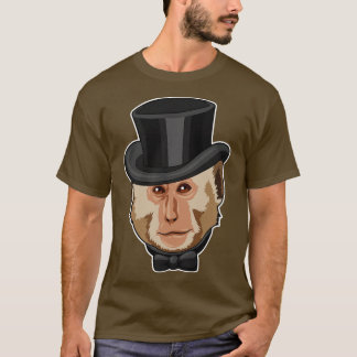 T-shirt Singe avec Cylindre