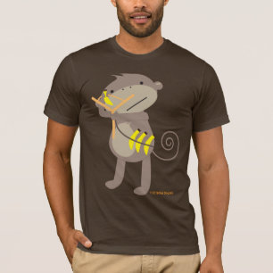 T-shirt Singe avec la chemise de fronde
