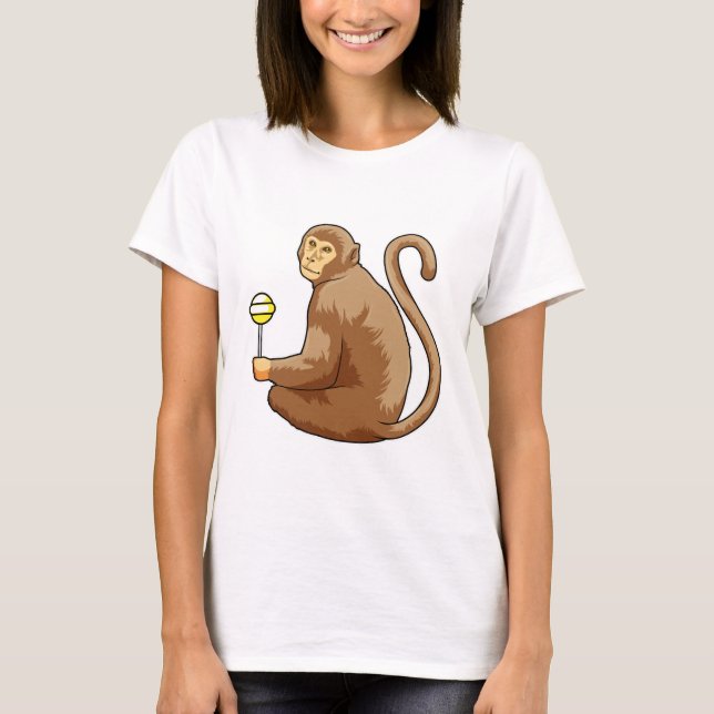 T-shirt Singe avec Lollipop (Devant)