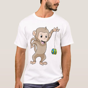 T-shirt Singe avec Yo-yo