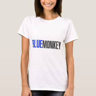 T-shirt Singe bleu