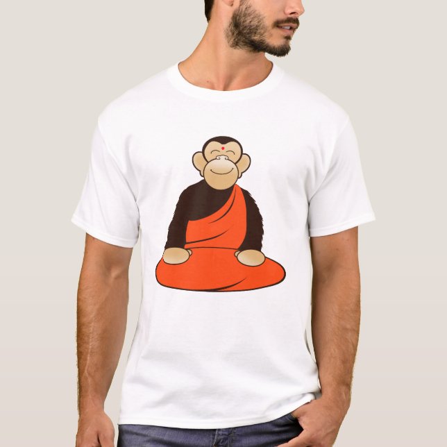 T-shirt Singe bouddhiste (Devant)
