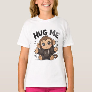 T-shirt Singe câlin