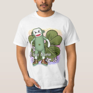T-shirt Singe Chaussette Irlandais