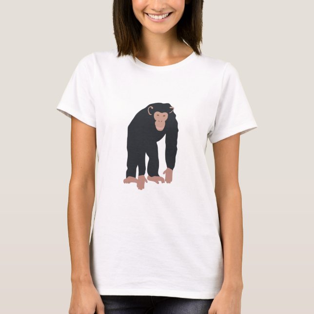T-shirt Singe Chimpanzé (Devant)