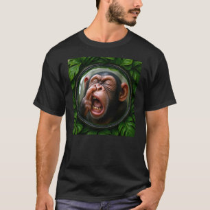 T-shirt Singe Chimpanzé Humour 
