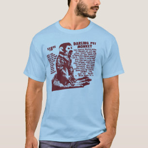 T-shirt Singe d'animal familier