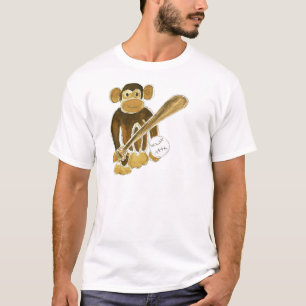 T-shirt Singe de base-ball