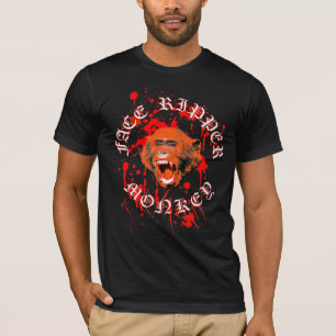 T-shirt Singe de ripper de visage - le noyau le plus dur